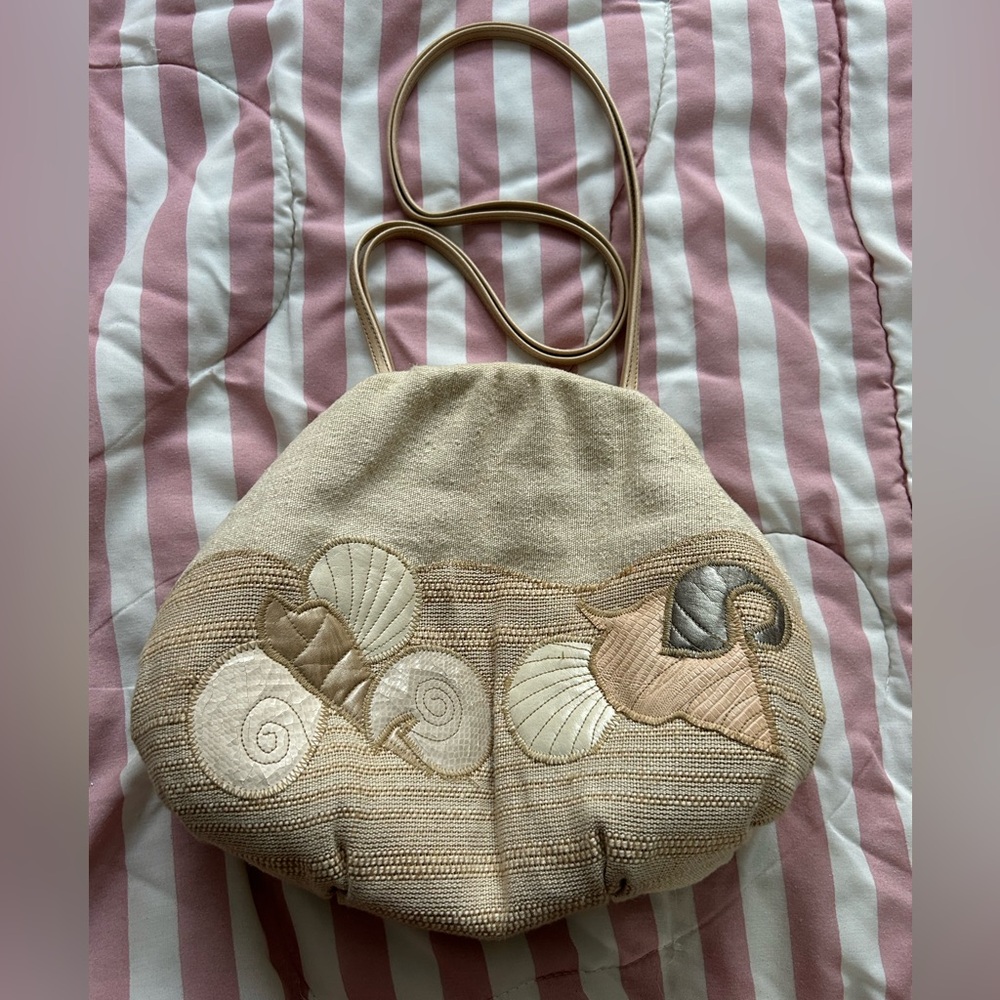 Vintage Valerie Barad Coastal Chic Shoulder Bag
